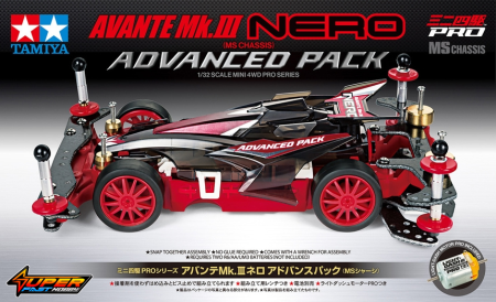 TAMIYA 18662 AVANTE MK.III NERO ADVANCE PACK
