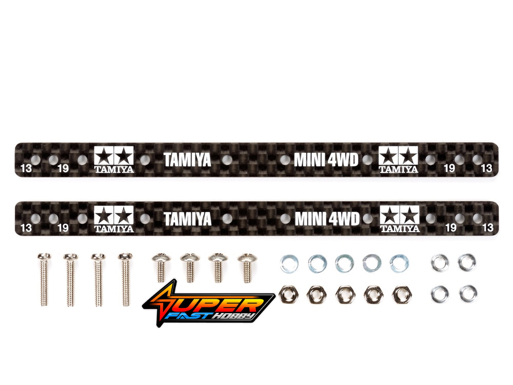 TAMIYA 15497 HG CARBON REINFORCING PLATE for 13/19mm ROLLER (1.5mm) - Image 3