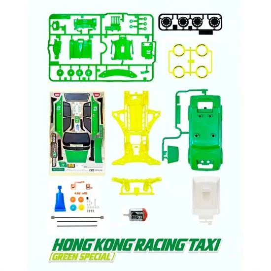 TAMIYA 92464 HONG KONG RACING TAXI (GREEN SPECIAL) - Image 3