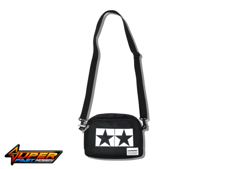 TAMIYA 67274 JUN WATANABE TAMIYA LOGO SHOULDER POUCH (BLACK)