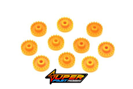 TAMIYA 94773 MINI 4WD G-2 GEAR ORANGE 10PCS - Image 3