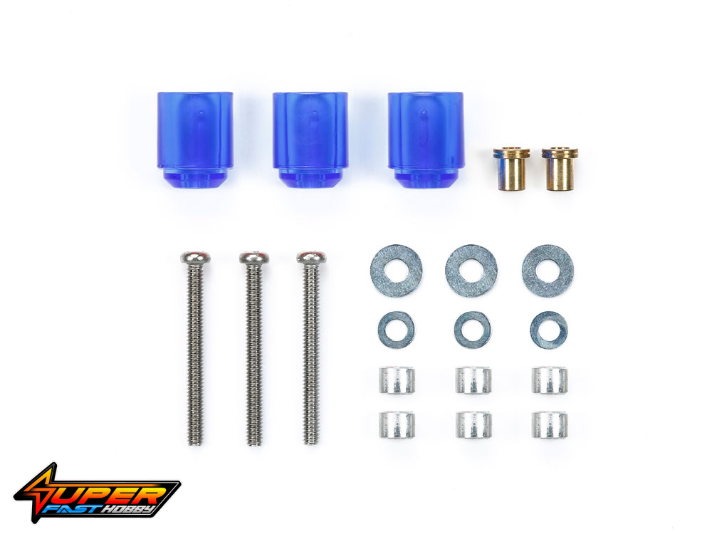 TAMIYA 95663 HI-MOUNT TUBE STABLIZER SET (CLEAR BLUE) - Image 3