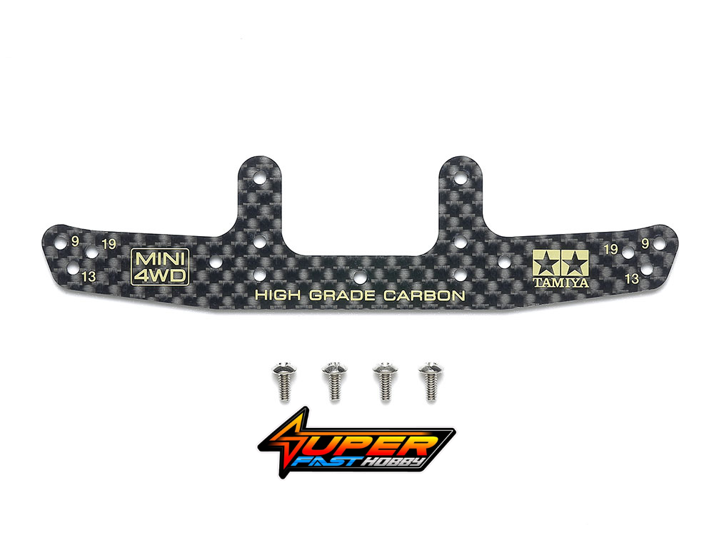 TAMIYA 95693 HG CARBON REAR BUMPER PLATE (1.5mm - Image 3