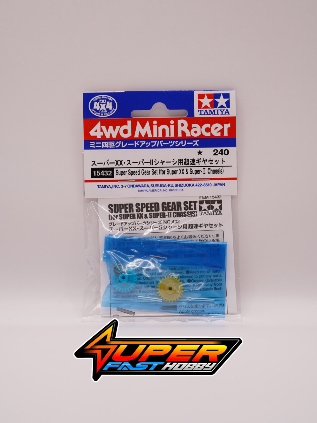 TAMIYA 15432 SUPER SPEED GEAR SET (FOR SUPER XX & SUPER-II CHASSIS)