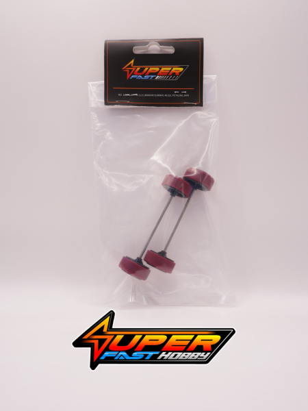 SUPERFAST HOBBY LOW FRICTION (MAROON) SMALL DIAMETER (TRIMMED AND BALANCED) WITH SUPER SHAFT
