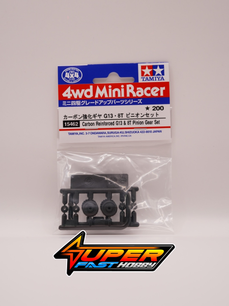 TAMIYA 15462 CARBON REINFORCED G13 & 8T PINION GEAR SET