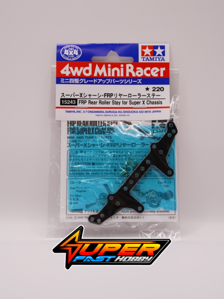 TAMIYA 15243 SUPER X CHASSIS FRP REAR ROLLER STAY