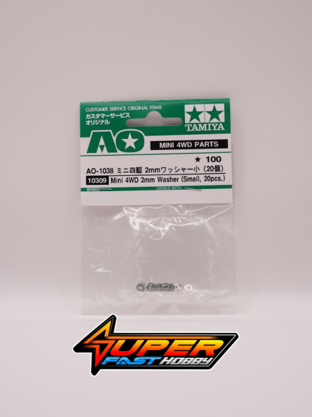 TAMIYA 10309 MINI 4WD 2mm WASHER (SMALL, 20PCS.)
