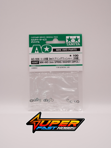 TAMIYA 10307 MINI 4WD 2mm SPRING WASHER (20PCS.)