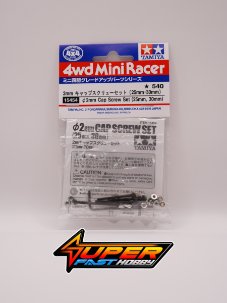 TAMIYA 15454 φ2mm CAP SCREW SET (25mm, 30mm)