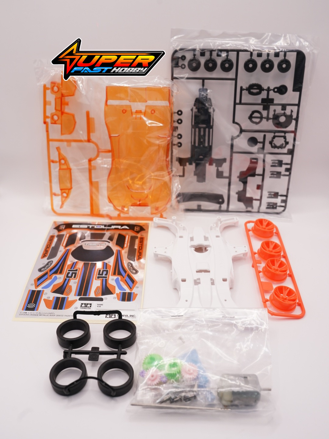 TAMIYA 95691 ESTOURA CLEAR ORANGE SPECIAL (MA CHASSIS) - Image 3