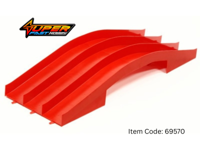 TAMIYA 69570 MINI 4WD CIRCUIT MINI 4WD JAPAN CUP JUNIOR CIRCUIT SLOPE SECTION SET (RED)