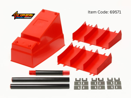 TAMIYA 69571 MINI 4WD JAPAN CUP JUNIOR CIRCUIT BANK-APPROACH 20 (RED)