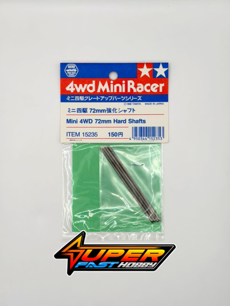 TAMIYA 15235 MINI 4WD 72mm HARD SHAFTS