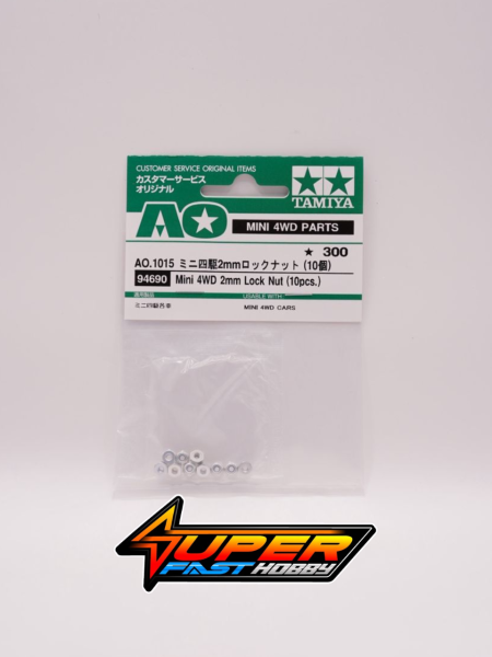 TAMIYA 94690 2mm LOCK NUT (10PCS)