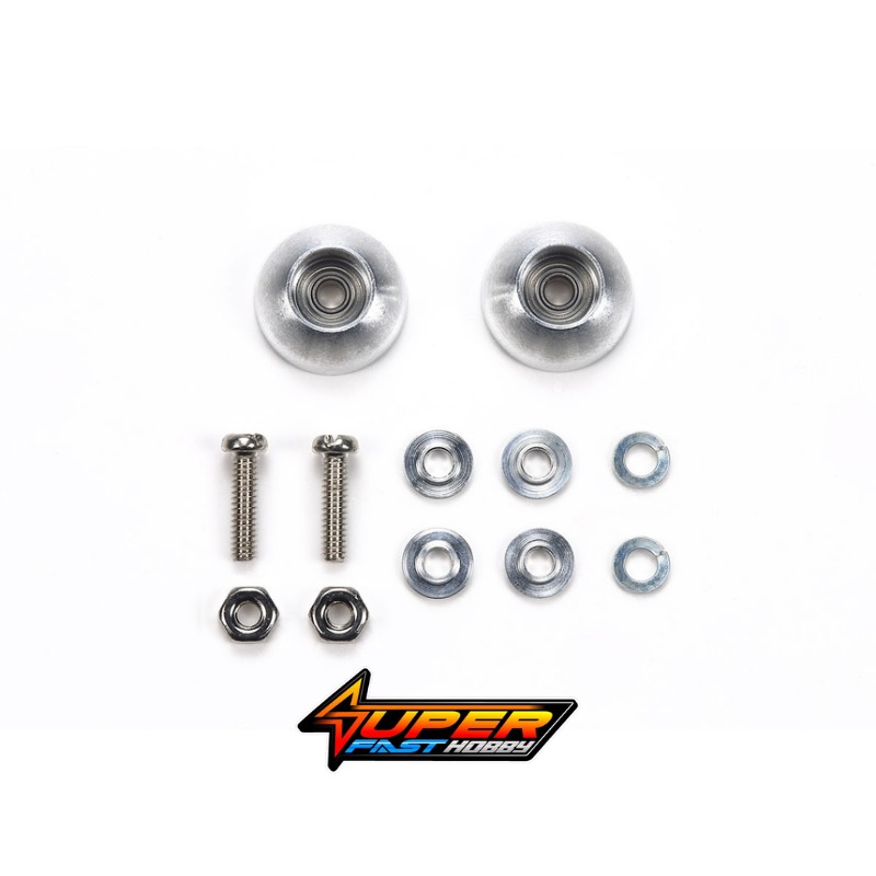 TAMIYA 95709 HG 11mm ALUMINUM BALL-RACE ROLLERS (BOWL TYPE) - Image 3